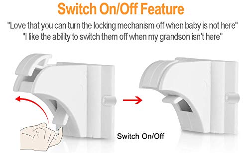 Vmaisi Child Safety Magnetic Cabinet Locks - 4 Pack