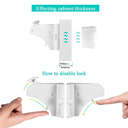 Jambini shops magnetic cabinet locks