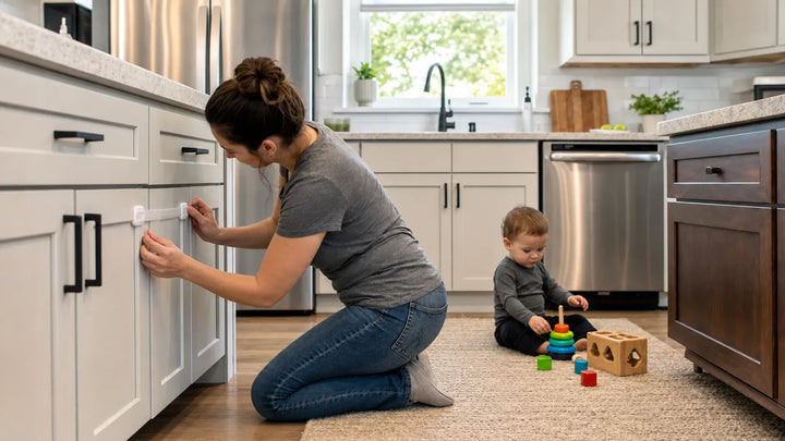 Buy Child Safety Cabinet Locks With No Drilling