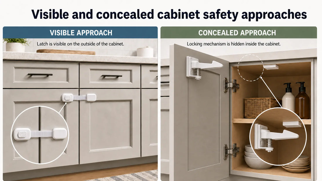 Magnetic vs Strap Cabinet Safety Locks