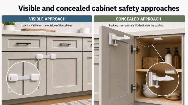 Magnetic vs Strap Cabinet Safety Locks