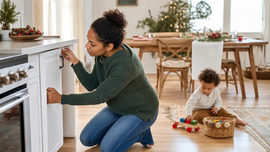 Holiday Baby Proofing: Cabinet and Drawer Checklist