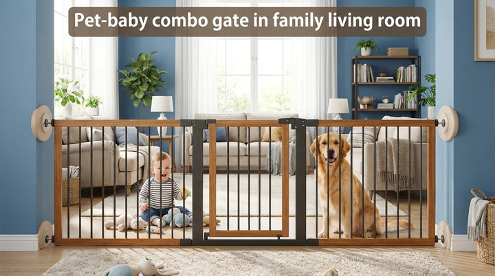 Childproof Door Locks & Pet-Baby Combo Gates