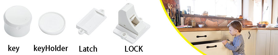 Vmaisi magnetic cabinet locks