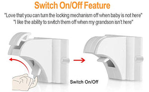 Vmaisi Child Safety Magnetic Cabinet Locks - 4 Pack