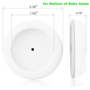 VMAISI 4 Pack Baby Gates Wall Cups  - White