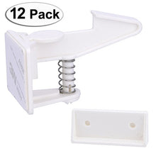 Cabinet Locks Child Safety Latches - VMAISI 12 Pack Baby Proofing Cabinet Locks