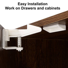 Cabinet Locks Child Safety Latches - VMAISI 12 Pack Baby Proofing Cabinet Locks