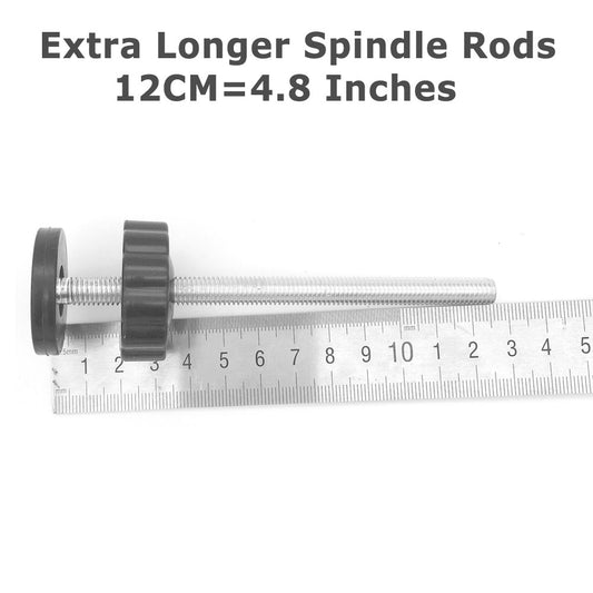 4 Pack 8MM Baby Gate Threaded Spindle Rod, Replacement Hardware Parts Kit