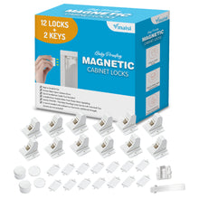 Vmaisi Baby Proofing Magnetic Cabinet Locks 12 Pack - Childproof your house